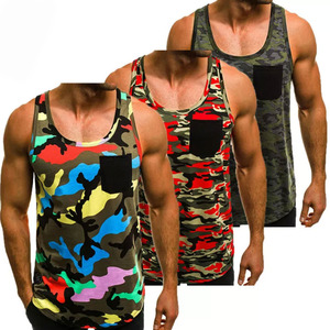 Débardeur de gymnastique pour hommes de qualité supérieure 100% coton séchage rapide couleur personnalisée taille et Style grande taille vêtements d'entraînement de Fitness d'été - Product Image 3