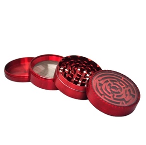 Hot Selling Creative Maze Zinc Alloy <b>Machine</b> in 52mm and 63mm Sizes Aluminum Herb Grinder Price Products - Product Image 1