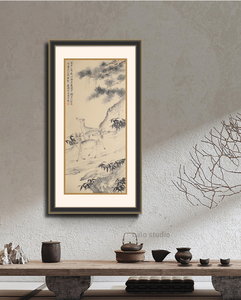 Vàng Đen PS khung và khung nhựa phù hợp cho trang trí nhà văn hóa để giới thiệu bức tranh nghệ thuật cổ điển Trung Quốc - Product Image 6