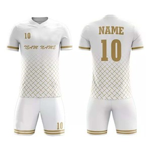 Camisetas de Fútbol Personalizadas, Camisetas de Fútbol con Impresión por Transferencia de Calor, Uniformes de Fútbol para Equipos, 100% Poliéster, Productos Populares - Product Image 1