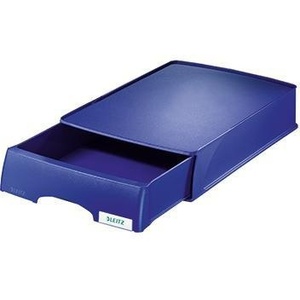Bandeja para Cartas Leitz Plus DIN A4 de Poliestireno Azul - Product Image 1