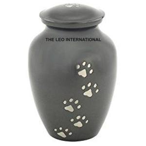 Aluminium Métal Blanc Antique Meilleures Ventes Urnes pour Animaux de Compagnie Design Moderne pour Stockage Mémorial Urnes Décoratives pour Animaux de Compagnie - Product Image 2