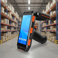 Escáner de Código de Barras Portátil y Resistente con Sistema Android, Lector/Escritor de Tarjetas RFID de 1356mhz y UHF para Gestión de Inventario y Activos
