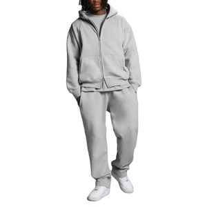 Conjunto Deportivo de Chándal para Hombre de la Mejor Calidad, al por Mayor, Talla Grande, Logotipo Personalizado, Chándal con Cremallera Completa para Hombre, Conjunto de 2 Piezas - Product Image 5