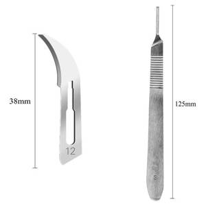 Hoja de acero inoxidable D2 portátil, cuchillo de papel quirúrgico exprés plegable, sin caja, para uso general al aire libre, cuchillo para acampar, diseño desmontable - Product Image 6