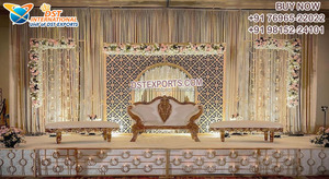 Decoración Creativa para Escenario de Ceremonia de Nikah Musulmana, Fondo de Velas para Bodas Musulmanas, Escenario para Ceremonia de Nikah en Australia, Estados Unidos y Reino Unido - Product Image 4