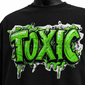 Camiseta Gráfica Urbana de Gran Tamaño, Camiseta de Algodón con Estampado de Grafiti Personalizado, Venta al Por Mayor OEM ODM - Product Image 6
