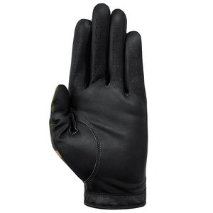 Gants de golf en cuir véritable personnalisables Gants de golf en cuir de mouton respirants avec différents logos personnalisés - Product Image 2