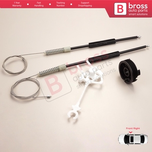 Kit de réparation de lève-vitre BWR263, porte avant droite pour Doblo MK1 MPV Van 119 223 2001-2010 51718403 - Product Image 5