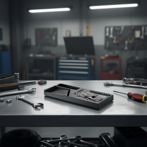 Juego de Herramientas Facom de 32 Piezas con Vasos de 6 Puntas de 1/4'' Métricos para Uso Profesional - Product Image 3