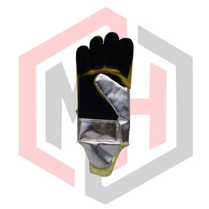 Gants de protection en cuir fendu pour la lutte contre l'incendie et le soudage TIG, résistants à la coupure, flexibles et aluminisés - Product Image 5