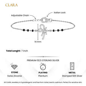 Compre Pulseras Mangalsutra de Plata Pura con Cuentas Finas, Regalo para Esposas - Product Image 5