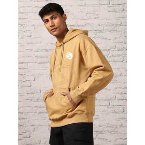 Hombres Sudadera con capucha de gran tamaño con Urban Street Fashion Basic Casual Sudadera con capucha de gran tamaño para los hombres con ajuste relajado - Product Image 1