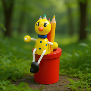 Étui à crayons personnalisé Inse Puppet, porte-stylos personnalisable, gadgets - Product Image 3