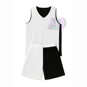 Uniforme de basket-ball réversible personnalisé pour hommes, grande taille, antibactérien, séchage rapide, 100% polyester, vêtements de sport respirants pour les équipes - Product Image 1