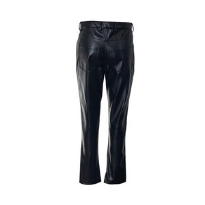 Best Quality High Waist Leather <b>Overalls</b> for Adults Water-Proof Breathable Straight Pattern Pants Nonwoven Wholesale Price - Product Image 5