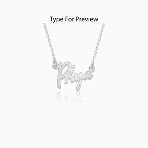 Collar de mariposa de plata personalizado Colgante de moda con diseño bonito - Product Image 3