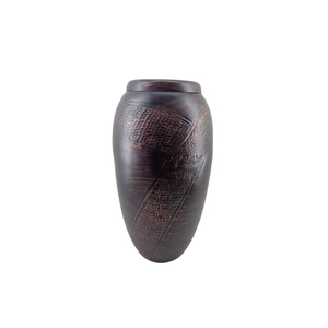 Vase à fleurs décoratif en métal Pot de bureau martelé en cuivre pour la décoration de la maison et du jardin fait à la main en vrac - Product Image 1