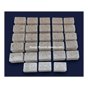 Cajas con incrustaciones de mármol de diseño personalizado brillante natural con materiales de nácar para cajas de joyería artículos de regalo - Product Image 1
