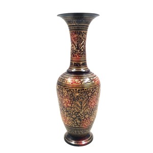 Juego de jarrones de flores de latón, dos jarrones de flores de metal Premium de calidad llamativa personalizados para la decoración del hogar. - Product Image 6