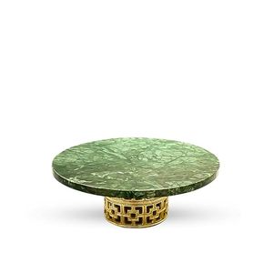 Support à gâteau en marbre de grande qualité à prix raisonnable pour l'organisation de fêtes, l'arrangement de desserts avec un design élégant en pierre naturelle - Product Image 4