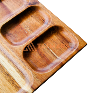 Plateau en bois de la plus haute qualité plateau accessoires de cuisine forme et taille personnalisées plateau de service alimentaire en bois de pin - Product Image 3