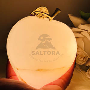 โคมไฟเกลือทรงเกลือทำจากวัสดุที่ดีที่สุดโคมไฟเกลือรูปแอปเปิ้ลขายส่ง - Product Image 4