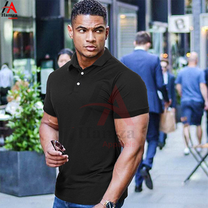 Polo de golf para hombre de poliéster 100% logotipo bordado en blanco o personalizado, polos casuales de manga corta de alta calidad para hombre - Product Image 3