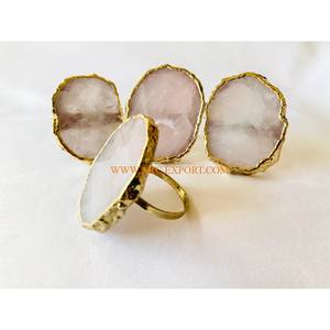 Agate Fancy New Look Table Ware Servilleteros Classic Home Dining Table Tissue Holding Rings para hoteles y accesorios de restaurante - Product Image 3