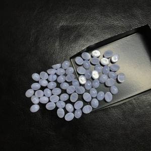 IGI certificado AAA grado 6X8mm Natural azul encaje ágata cabujón Oval semipreciosa piedra preciosa suelta para la fabricación de joyas calibradas - Product Image 1