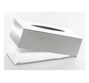 Caja de pañuelos Caja de almacenamiento de pañuelos para el hogar Caja de pañuelos de acero inoxidable Artículo decorativo Proveedor al por mayor - Product Image 6