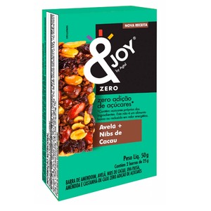 Enjoy Nuts bar Hazelnut + Cocoa <b>Nibs</b> - no <b>sugar</b> - CT - Product Image 3