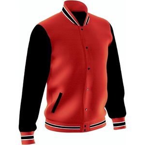 Professional Manufacture High Quality Varsity Jacket for Men Leather Sleeves CollegeBaseballjacket for men DDP Shipping - Product Image 2