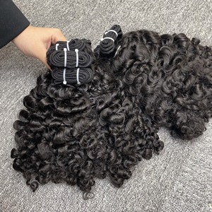 Top vente birman bouclés 100% cheveux vietnamiens bruts cheveux bouclés birmans vendeurs vente chaude de haute qualité cheveux humains vierges bruts - Product Image 2