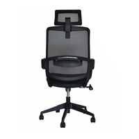 Siège ergonomique lisse moderne Union R320 Base en nylon ignifuge Mousse PP Frame 29-HE Mesh Design Chaise de travail réglable avec appui-tête