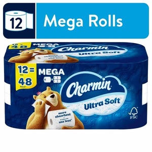 Charmin Papier toilette ultra doux, rouleau de 12 méga - Product Image 3