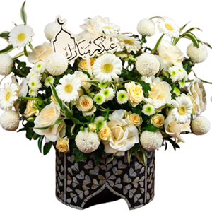 Jarrón de flores de nácar moderno de diseño único, jarrón de fregona para decoración de fiesta en casa, decoración de Ramadán Eid, regalo de felicitación de Vietnam - Product Image 5