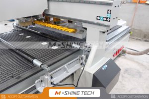 Routeur CNC automatique Jinan pour le travail du bois 1325, système LNC à onduleur de marque supérieure 7,5 kW, aspiration, usine chinoise M-Shine - Product Image 4