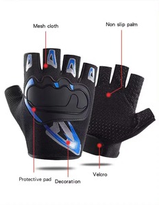 ถุงมือเล่นยิมใส่ได้ทั้งชายและหญิงถุงมือหนังสแปนเด็กซ์สำหรับออกกำลังกายเพื่อยกน้ำหนักแฟชั่นใหม่กลางแจ้ง - Product Image 2