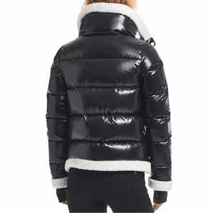 2025 Venta caliente personalizado mujer invierno impermeable Puffer abrigo abajo burbuja abrigo Patchwork grueso Puffer chaquetas - Product Image 6