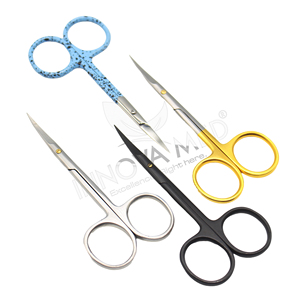 Ciseaux à cuticules de précision de marque privée prix de gros en vrac ciseaux de beauté en acier inoxydable ciseaux à cuticules prêts à expédier - Product Image 5