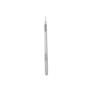 Porte-lame en acier inoxydable allemand 250 mm 9.34 \ "droit No 3 poignée de scalpel réutilisable non stérile alimentation manuelle vente en gros - Product Image 6