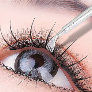 แท่งยกขนตาสแตนเลสอุปกรณ์แยกขนตาและแยกสีออกเป็นมิตรกับสิ่งแวดล้อม - Product Image 5