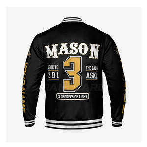 Chaqueta Masónica Personalizada con Letras Bordadas, Regalo de Francmasonería, Chaqueta Masónica con Bordado Personalizado - Product Image 3