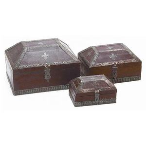 Boîtes en bois décoratives pour la maison de haute qualité décoration de la maison article cadeau bijoux serrure coffre au trésor pour bagues artisanat indien article - Product Image 1