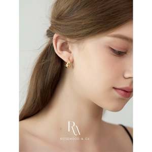 Orecchini a Cerchio Celestiali Placcati Oro a Forma di Stella con Gocce Scintillanti, Leggeri, a Forma di Sole, Regalo Raffinato - Product Image 6