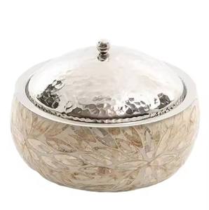 Premium Latest Metal Hotpot Cazuela de madera y metal de acero inoxidable forma redonda para utensilios de cocina elegantes olla caliente Food Warner - Product Image 5