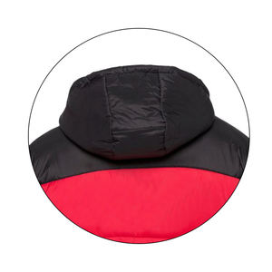 Chaqueta acolchada de invierno de calidad superior con logotipo personalizado, tela de cuero impermeable, capucha de piel con cremallera, decoración, oferta por tiempo limitado - Product Image 5