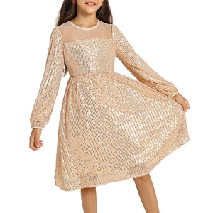 Vestido de Princesa para Niñas de 5 a 16 Años con Lentejuelas para Fiestas o Cumpleaños, Gran Venta - Product Image 4