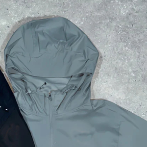 Chándal de nailon cortavientos con logotipo personalizado y cremallera para hombre, ropa de entrenamiento personalizada para correr, chaqueta cortavientos y pantalones de chándal - Product Image 5